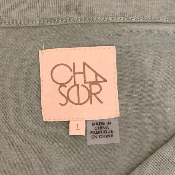 CHASER | Vintage Inspired Top Bell Sleeve V Neck Soft Green - Picture 7 of 9